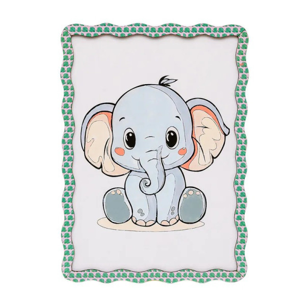 Дитячий набір для розпису по дереву "Слоник" Puz-22949 формат А4