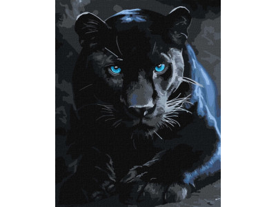 Картина за номерами "Дика пантера" ©art_selena_ua KHO6813 40x50 см