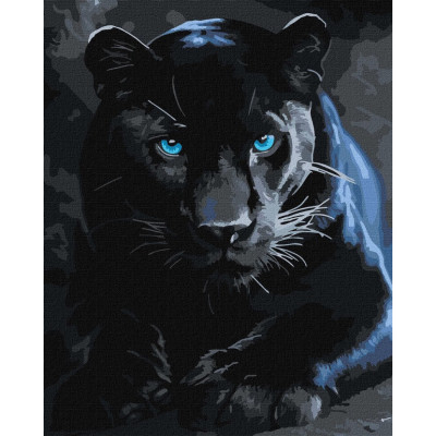 Картина за номерами "Дика пантера" ©art_selena_ua KHO6813 40x50 см