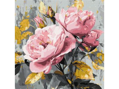 Картина за номерами "Делікатна краса" ©art_selena_ua KHO3346 40х40 см