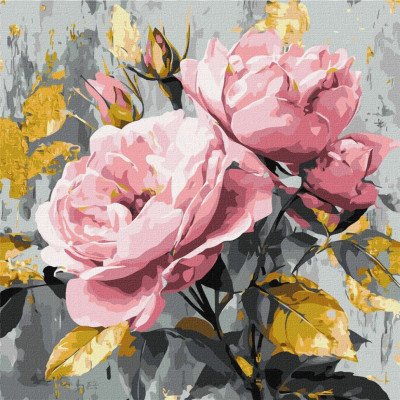 Картина за номерами "Делікатна краса" ©art_selena_ua KHO3346 40х40 см