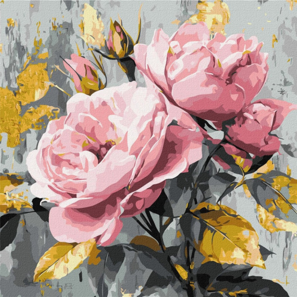 Картина за номерами "Делікатна краса" ©art_selena_ua KHO3346 40х40 см