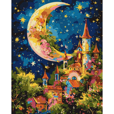 Картина за номерами "Зоряний палац" ©art_selena_ua KHO5136 40х50 см Картина за номерами "Зоряний палац" ©art_selena_ua KHO5136 40х50 см