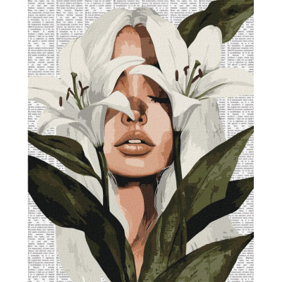 Картина за номерами "Барвиста поезія: Лілії" ©art_selena_ua KHO8614 40x50 см