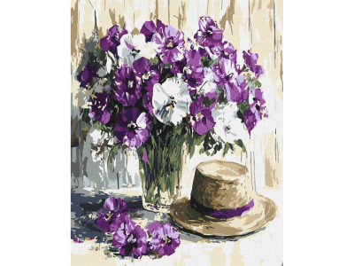 Картина за номерами "Квітковий натюрморт" ©art_selena_ua KHO5735 40х50 см