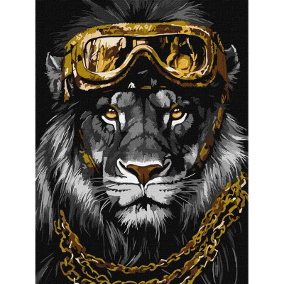 Картина за номерами "Сила стилю" KHO6669 з металізованими фарбами 30х40 см