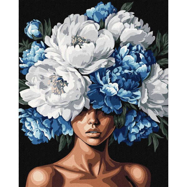 Картина за номерами "Квітуча думка" ©victoria_art KHO8527 40х50 см