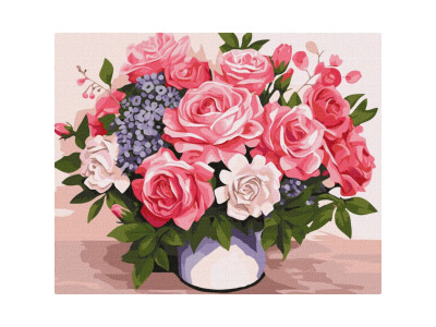 Картина за номерами "Квіткова краса" KHO3255 40х50 см