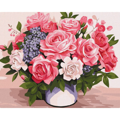 Картина за номерами "Квіткова краса" KHO3255 40х50 см