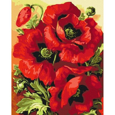 Картина за номерами "Принт в маках" BS52284 40х50 см