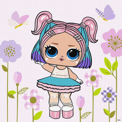 Картина за номерами "L.O.L. Surprise! HipHop4Lyfe CandyQT" KHO1104 40х40 см