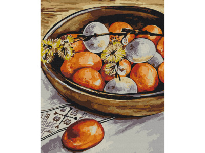 Картина за номерами "Крашанки і верба" © Каріна Зіміна Brushme BS53950 40x50 см