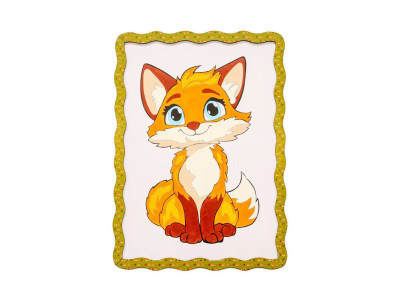 Дитячий набір для розпису по дереву "Лисичка" Puz-22959 формат А4