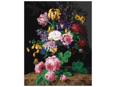 Картина за номерами  "Квітковий аромат" ©Henriette Geertruida Knip Ідейка KHO2048 40х50 см