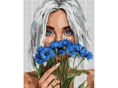 Картина за номерами "Барвиста поезія: Волошки" ©art_selena_ua KHO8584 40х50 см Картина за номерами "Барвиста поезія: Волошки" ©art_selena_ua KHO8584 40х50 см