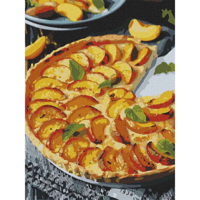 Картина "Персиковий пиріг" Ідейка KHO5617 30х40 см