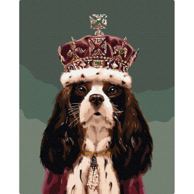 Картина за номерами "Король Чарльз" © Lucia Heffernan BS53617, 40х50см