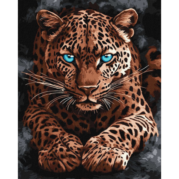 Картина за номерами "Дикий гепард" ©art_selena_ua KHO6814 40x50 см