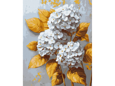 Картина за номерами "Золота гортензія" ©victoria_art KHO3310 40х50 см
