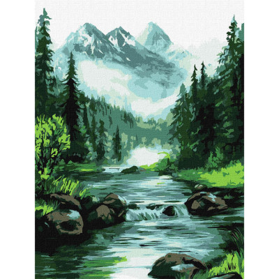 Картина за номерами "Таємниче джерело" KHO6371 30х40 см