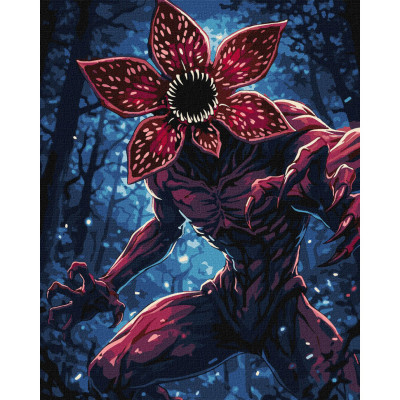 Картина за номерами "Монстр" KHO5223 з фарбами металік 40х50 см