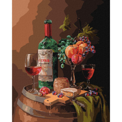 Картина за номерами "Романтична вечеря" ©MariaGordeevaART Ідейка KHO5659 40x50 см 
