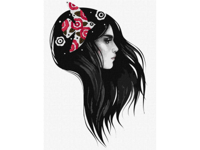 Картина за номерами "Пташка" ©lesya_nedzelska_art Ідейка KHO2603 30х40 см