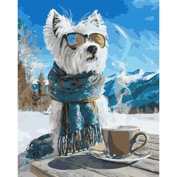 Картина за номерами "Зимова перерва" ©art_selena_ua KHO6849 40х50 см