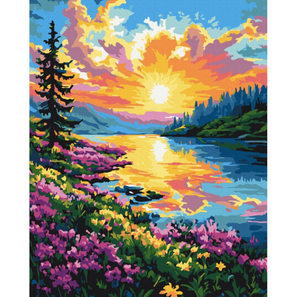 Картина за номерами "Весняні барви" BS54233 40х50 см