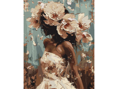 Картина за номерами "Цвітіння" KHO8437 40х50см