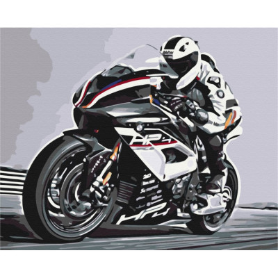 Картина за номерами "Гонщик" BS52393 40х50 см