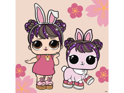 Картина за номерами "L.O.L. Surprise! Chinese New Year Doll & Pet" KHO1105 40х40 см Картина за номерами "L.O.L. Surprise! Chinese New Year Doll & Pet" KHO1105 40х40 см