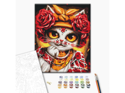 Картина за номерами "Кіт Роза" © Маріанна Пащук Brushme BS53351 40х50 см