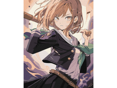 Картина за номерами "Безстрашна дівчина" KHO8391 40х50 см