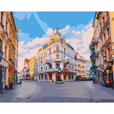 Картина за номерами "Вуличками міста Торунь" Brushme BS53432 40х50 см