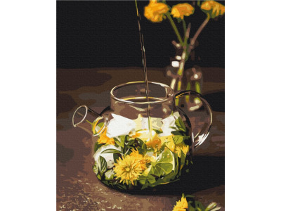 Картина за номерами "Для чашки спокою" ©Halyna Vitiuk Brushme BS53495 40х50 см