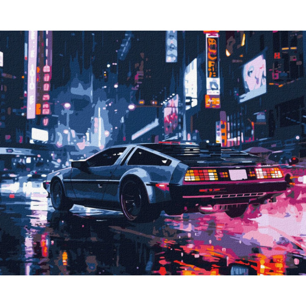 Картина за номерами "Нічна подорож" ©art_selena_ua KHO3604 40х50 см