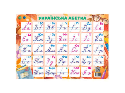 Плакат Українська абетка 85636 Плакат Українська абетка 85636