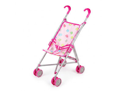 Коляска для ляльок Кольорові кити 9302 W-23 тростина