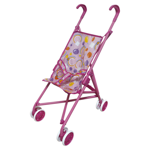 Коляска для ляльок 9302 W тростина Повітряні кульки