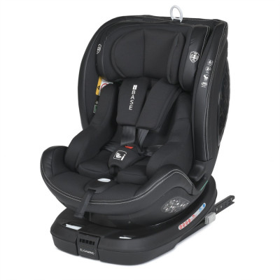 Дитяче автокрісло ME 1109 i-BASE Jet Black i-SIZE R129 (зріст дитини 40-150см)