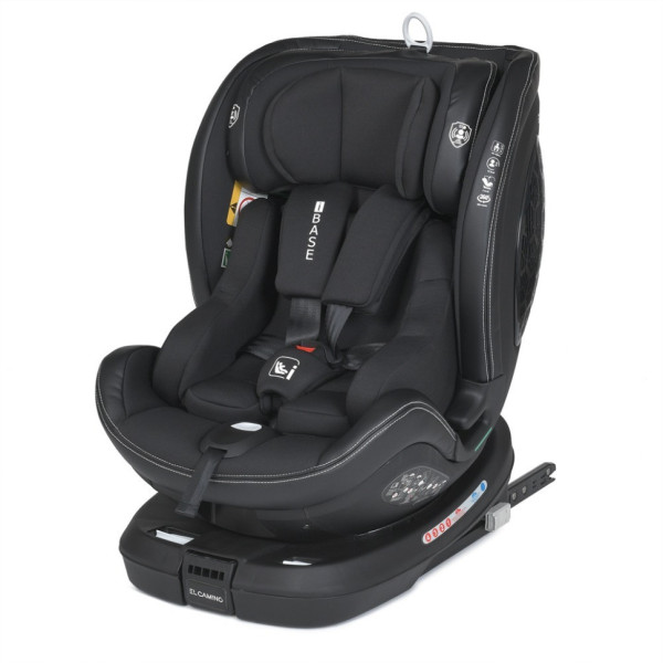 Дитяче автокрісло ME 1109 i-BASE Jet Black i-SIZE R129 (зріст дитини 40-150см)