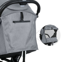 Дитяча прогулянкова коляска FLASH M 5727-1 Silver Gray