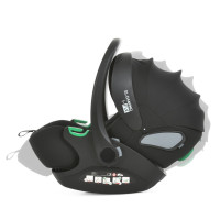 Дитяче автокрісло i-FIX ME 1110 Moon Black