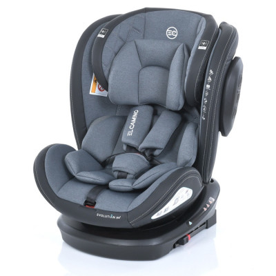 Автокрісло EVOLUTION 2 360 ME 1045 Royal Gray Кріплення ISOFIX