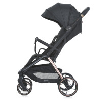 Дитяча прогулянкова коляска BEYA ME 1127-G Black Leo