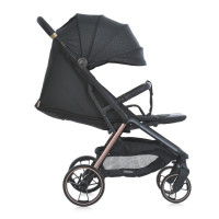 Дитяча прогулянкова коляска BEYA ME 1127-G Black Leo