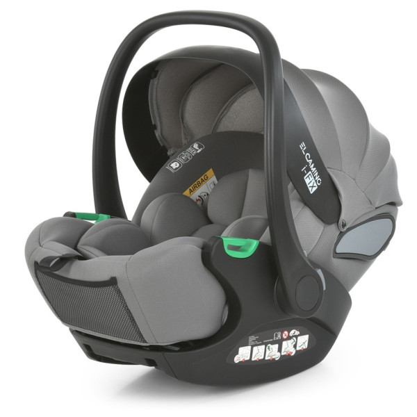 Дитяче автокрісло i-FIX ME 1110 Simply Gray