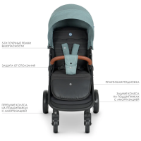 Коляска дитяча прогулянкова EL CAMINO ME 1024L Cloud Blue