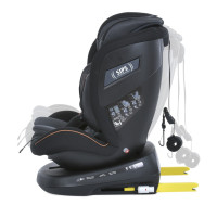 Автокрісло I-CON ME 1117 Melange Midnight група 0+/1-2-3 isofix поворот 360